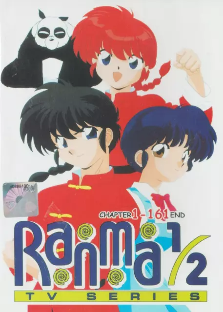 Anime Ranma 1/2 Complete Tv Series Vol.1-161 End Dvd English Dubbed + Free Anime