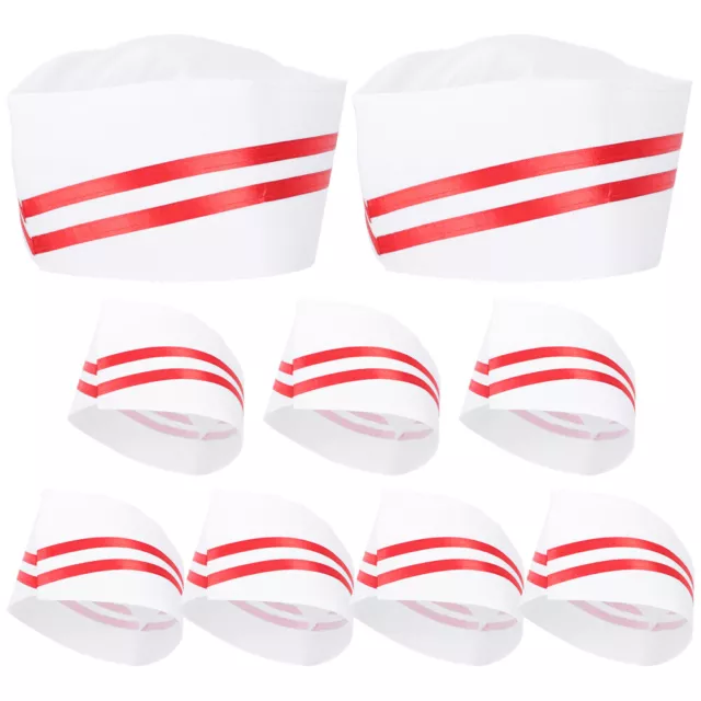 9Pcs Reusable Multi-function Household Chef Kitchen Hat Chef Hats For Men Women