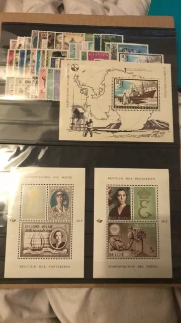 belgique 1966 année complète neuf sans charnière