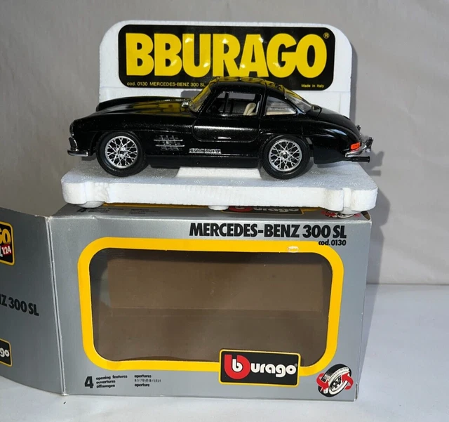 Burago 1/24 - Mercedes Benz 300 SL 1954 - N°0122 - Réf M114 - Occasion En Boîte (Italie)