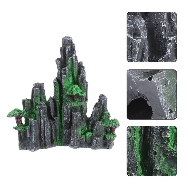 Fish Tank Landscaping Rockery Artificial Aquarium Mountain Crafts