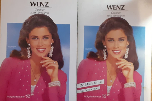WENZ-Katalog  Frühjahr-Sommer 1992 (2Stück)