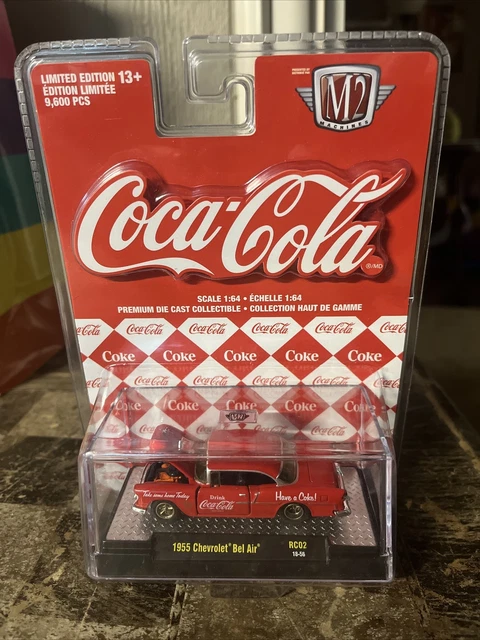 M2 MACHINES 1955 '55 CHEVY BEL AIR RED COCA-COLA COKE item 52500 2018 