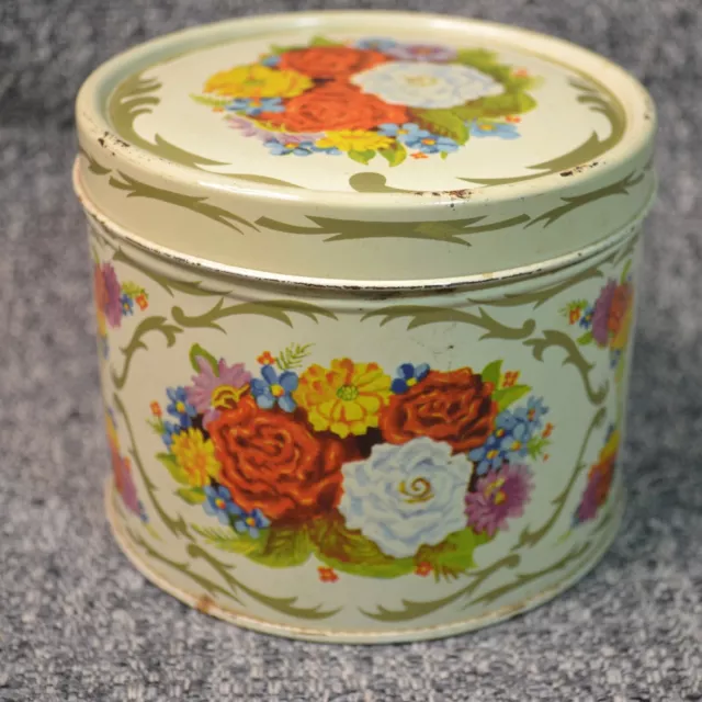 Vintage Empty Body Powder Tin Lander’s Distributer - Made In USA