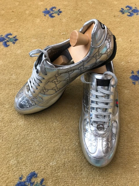 Scarpe silver gucci top