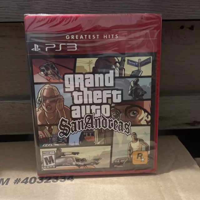 Grand Theft Auto: San Andreas - PlayStation 3 PS3  **NEW FACTORY SEALED***