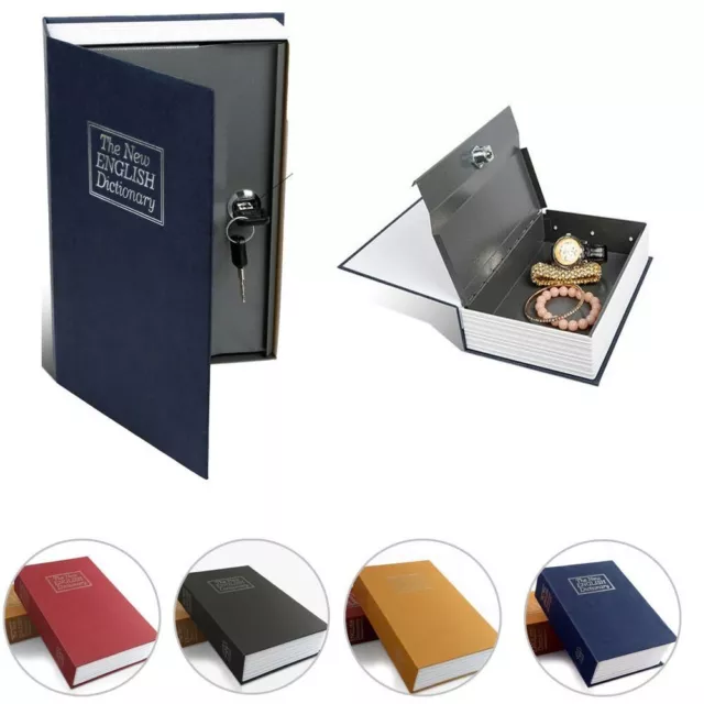 With Lock Metal Box Safe Diversion Dictionary Hollow Book Simulated Book Safe