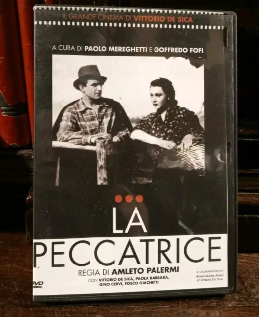 Dvd -   La peccatrice con Vittorio De Sica Paola Barbara Gino Cervi           R2