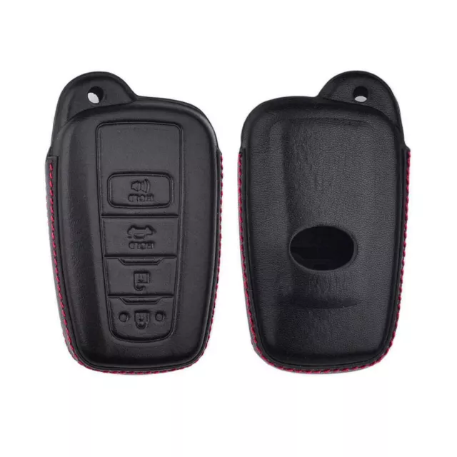 Fit Toyota Camry Corolla RAV4 Button Smart Remote Key Fob Bag Leather Cover Case