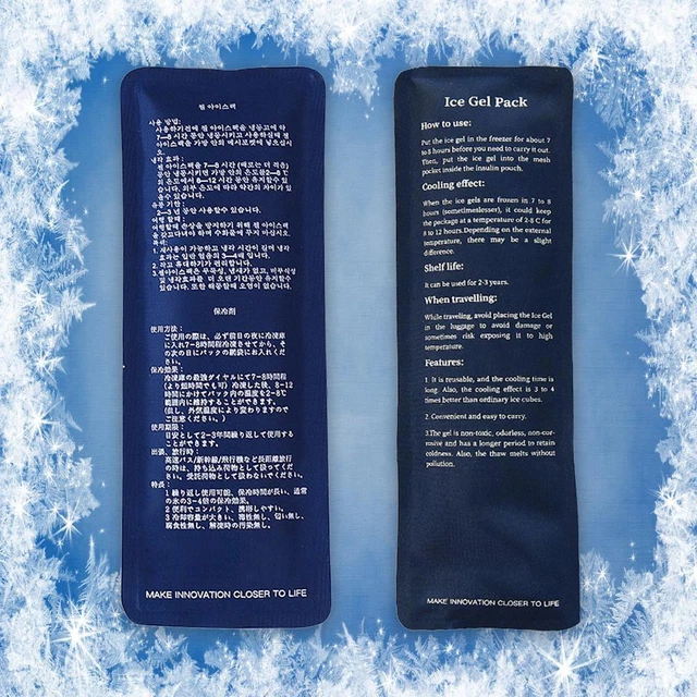 Portable Diabetic Pocket Insulin Cooling Bag Cold Gel Ice Pack Pill Protector K4