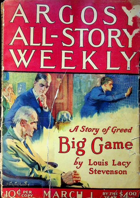 Argosy Part 3: Argosy All-Story Weekly Mar 1 1924 GD