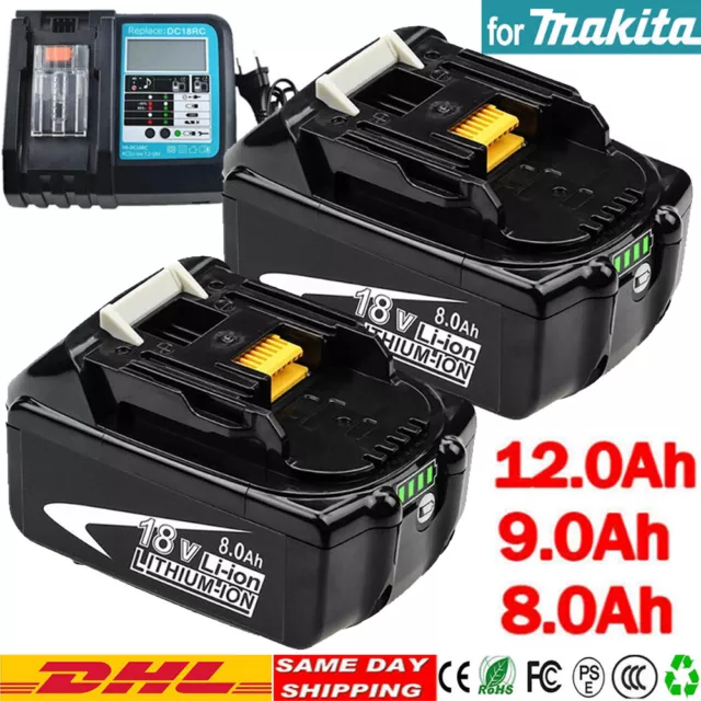 Für Original Makita Akku 18V 6Ah 5Ah 4Ah 3Ah 9Ah BL1860B BL1850B BL1840B BL1830B