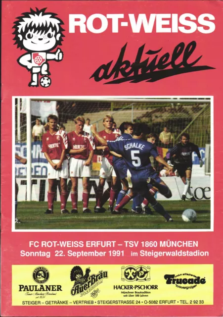 II Bl 91/92 Tsv 1860 Munich - Chemnitz FC, 31.08.1991