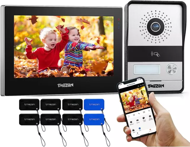 VIDEOCITOFONO WIFI 2 Fili, KIT Video Citofono Smart Con App,7 Pollici  Monitor To EUR 559,98 - PicClick IT