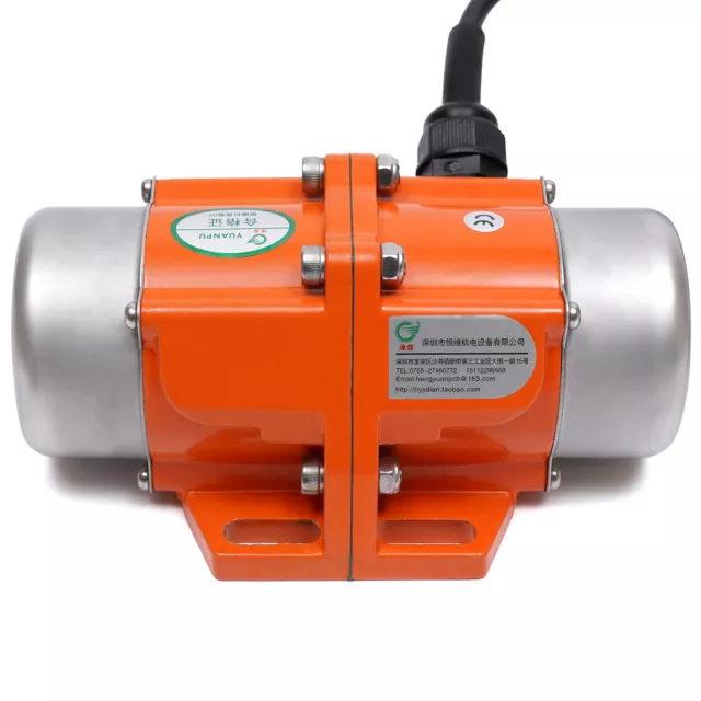 220V Vibration Vibrator Motor 60W Aluminum Asynchronous Vibrating Motor 1 phase 3