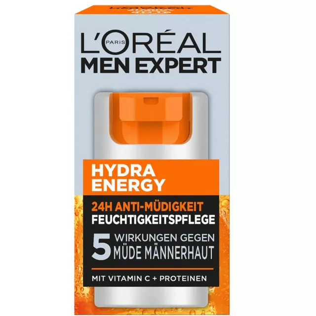 Loreal Men Expert Hydra Energy 50ml Anti Müdigkeit 24h Feuchtigkeitspflege