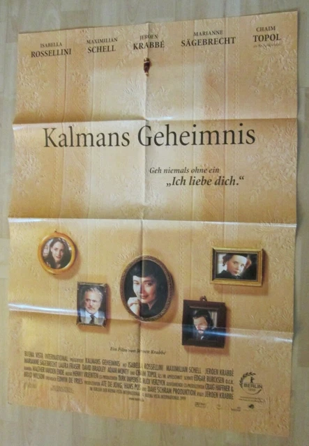 FILMPLAKAT KALMANS Geheimnis ( Isabella Rossellini , Maximilan Schell