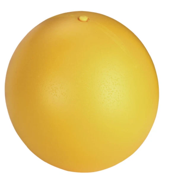 Kerbl palla da gioco per cani Ø 30 cm, gialla, in plastica
