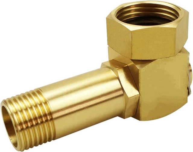 GARDEN HOSE ADAPTER 4000 Brass Replacement Part Swivel Hose Reel Manual