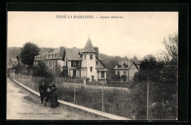 CPA Tessé-la-Madeleine, Square Bellevue