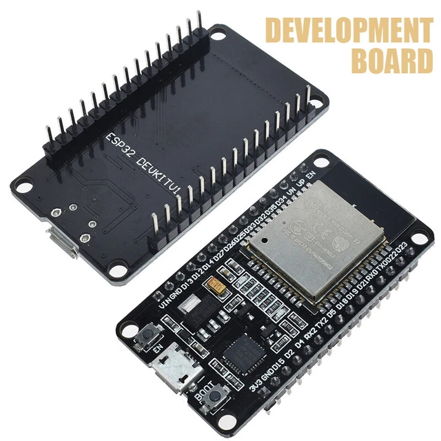 Carte de développement ESP32 2,4 GHz WiFi Dual Cores 2 IN