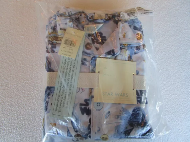 Pottery Barn Kids Star Wars Flannel Pajamas 4   New with tag