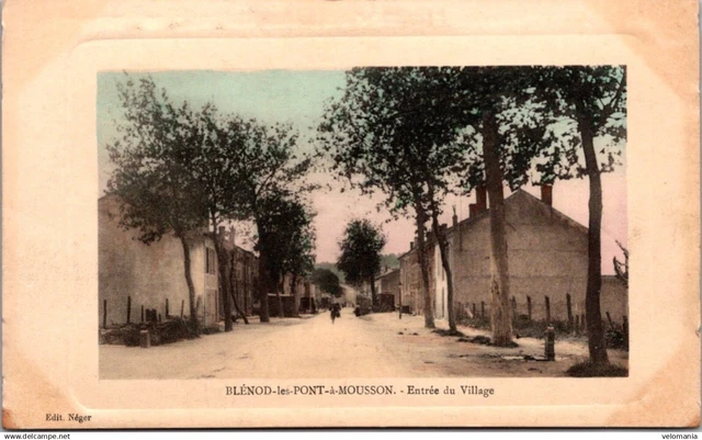 Carte Postale Ancienne - CPA AK BLENOD-lès-PONT-à-MOUSSON - Rue Ste-Eve (386551)