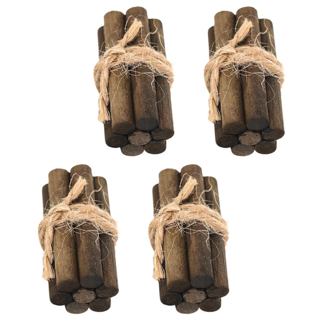 Camino per casa delle bambole in miniatura scala 1:12 con luce LED