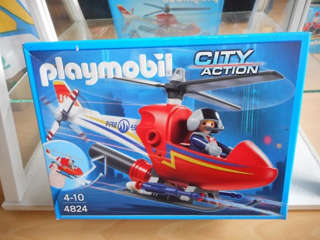 PlayBig 5980 Pompiers – Boîte Complète – Figurines Vintage – Alternative Playmobil