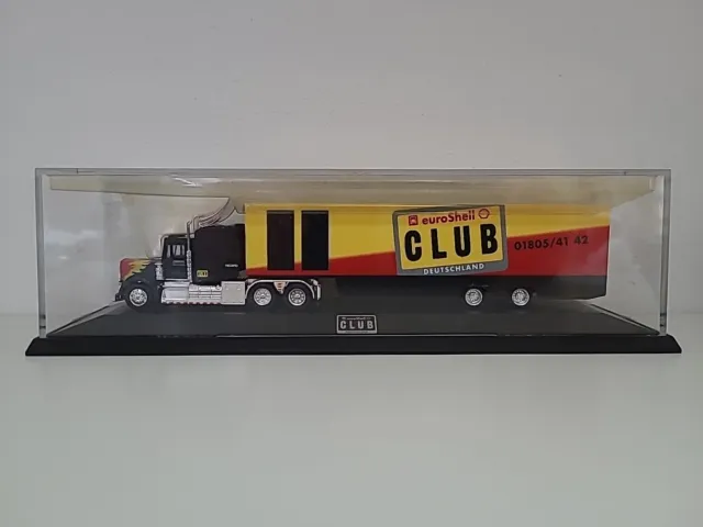 euroshell Club Germania * Peterbilt CON * promozione Herpa taglia KS 1:87