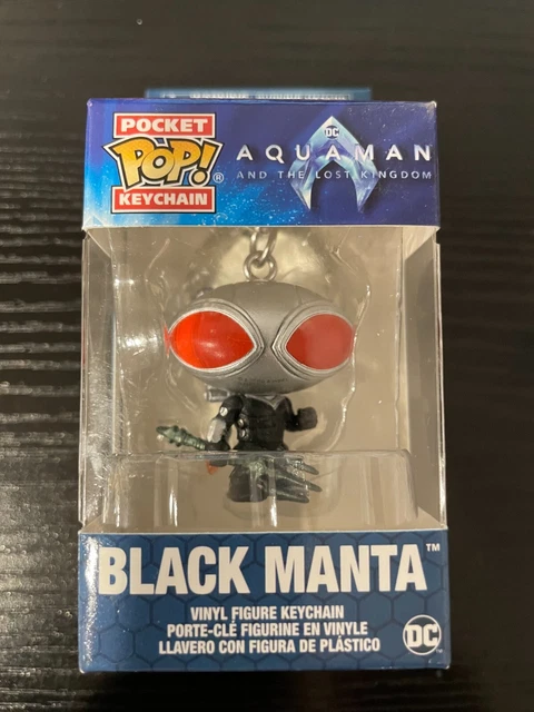 Funko POP! Schlüsselanhänger: Aquaman – Black Manta, Ca. 5 Cm Große Sammlerfigur