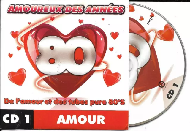 CD CARDSLEEVE 80's AMOUR 18T LOVE MOOR/LALANNE/DEBUT DE SOIREE/DELON/JANNOT/NACA