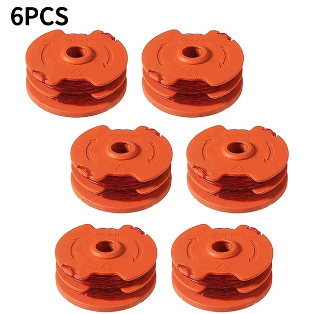 Fil Coupe-bordure 1.65mm Bobines Fil Nylon 1,65mm - Lot De 4 - Compatible Débroussailleuse Coupe-Bordures - 3m Par Bobine Fil Tronçonneuse Remplacement
