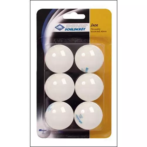 MTS Sportartikel 710 Set de 6 pelotas de tenis de mesa, color blanco