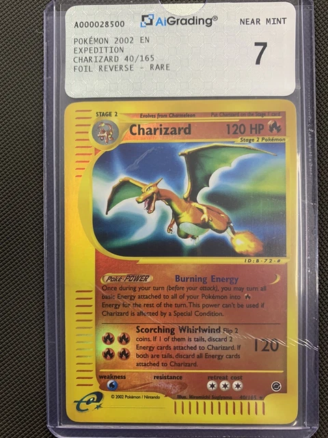 Pokemon card charizard reverse ai grading 7 expedition eng 40 165 220 94 picclick