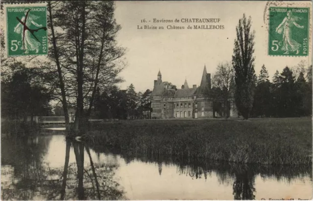 CPA Environs de CHATEAUNEUF La Blaise au Chateau de MAILLEBOIS (131475)