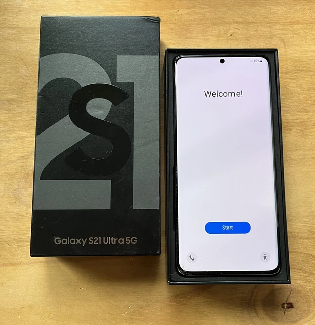 SAMSUNG GALAXY S21 Ultra 5G SMG998B/DS 128GB Phantom Black