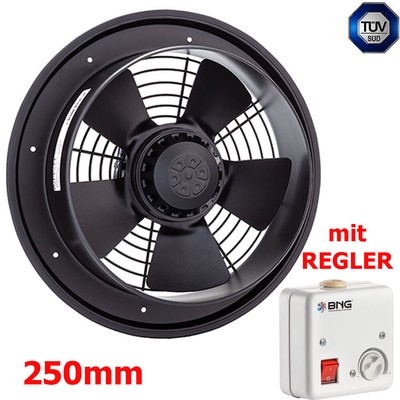 Contrôleur Axial BDRAX 250 Ventilateur Axial Axiaux Mur Vitres 1500/1700 m3/H 