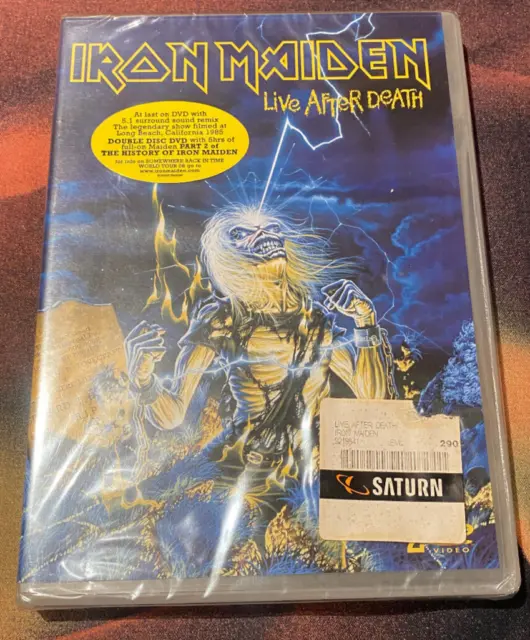 Iron Maiden Dvd Live After Death Remastered 2 Dvds Sealed Totalmente Precintado