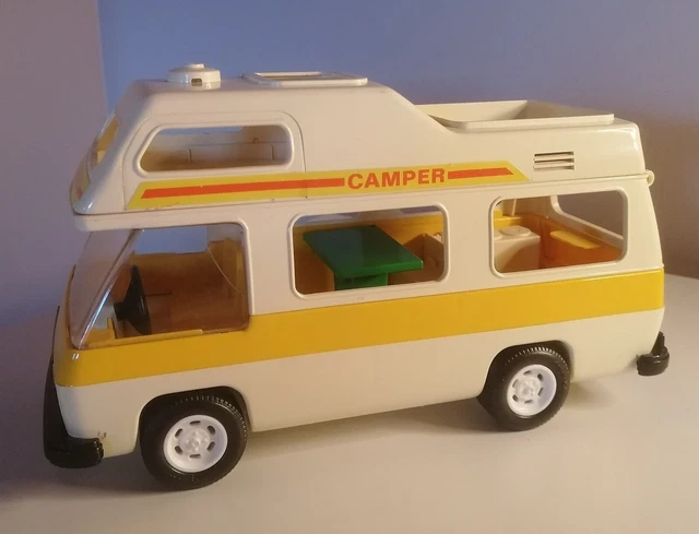 Playmobil 3258, camping car, camper, caravane, vintage