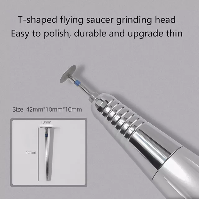 Nail Drillt-Shaped Grinding Head File Grinding Head  Emery Manicure Pedicure