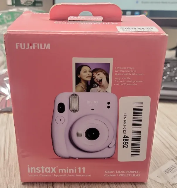 Fujifilm Instax Mini 11 Instant Camera Lilac Purple Open