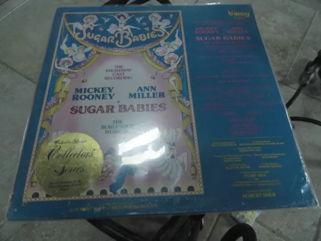 Vinyl Record Lp Sugar Babies #2 Broadway Cast Recording Burlesque Be 8302-R