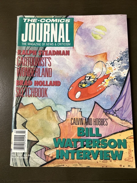 Comics Journal #127 - Rare Bill Watterson Calvin And Hobbes Interview