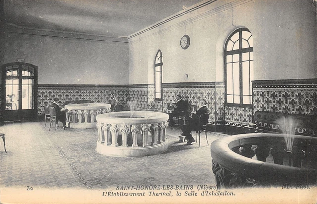 58-Saint Honore Les Bains-Etablissement Thermal-Inhalation-N�6023-F/0111