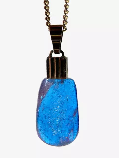 WMF Ikora Glas Anhänger ° Original Kette ° art deco glass pendant ° SELTEN !