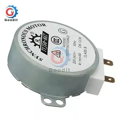 CW/CCW Turntable Microwave Oven Synchronous Motor AC 220-240V 4RPM 4W Uomtj 3