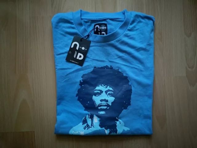 Beau TEE-SHIRT de Marque NO ID JIMMY BLUE Bleu 2 Tailles Dispo Coton NEUF Bleu