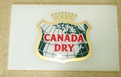 Vintage Canada Dry Wall Placard Advertising Soda Pop (Coke, Pepsi) 11.5" x 7"