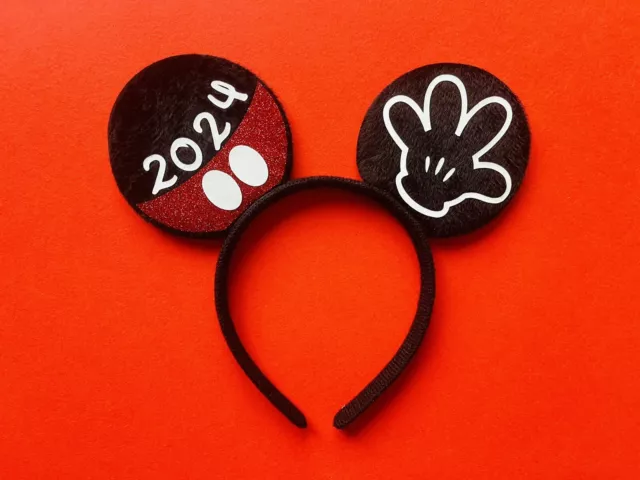2024 Disney Theme Mickey Ears Headband Disneyland Reveal